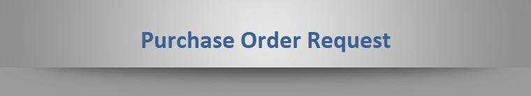 Purchase Order Request